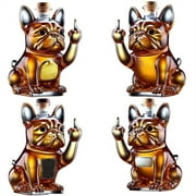 Funny French Bulldog Whiskey Bottle- Engraved Bulldog Shaped Whiskey Bottle Cute Bulldog Wine Decanter, Red Wine Decanter, Bar Home Decor Whiskey Tasting Glasses Gifts for Whiskey Lovers